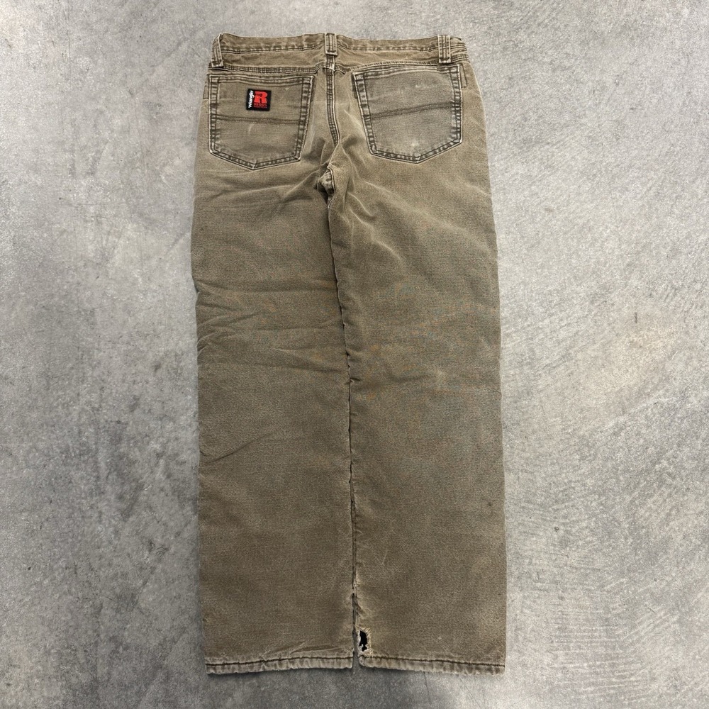 Wrangler Riggs Wear Thinsulate Insulated Jeans Men's Size 32x30 Thermal Brown